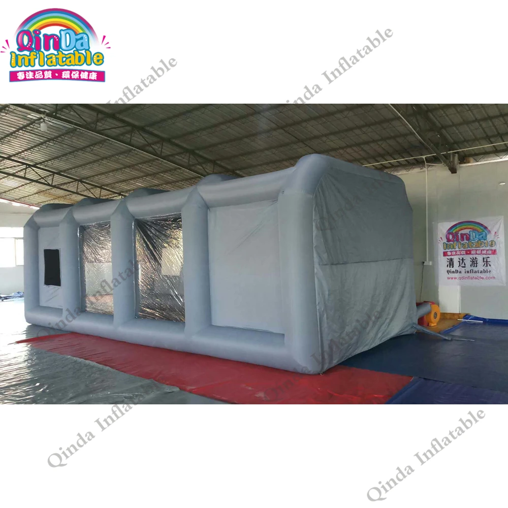 

8x4x3m Hot Sale Inflatable Car Painting Tent Cheap Inflatable Spray Booth For Car Maintanence