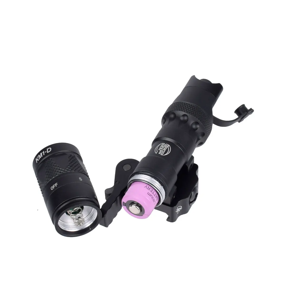 التكتيكية Surefire M323V كشاف صغير QD جبل ستروب ثابت مع مفتاح بالتحكم عن بعد ل Picatinny السكك الحديدية الادسنس مصباح يدوي