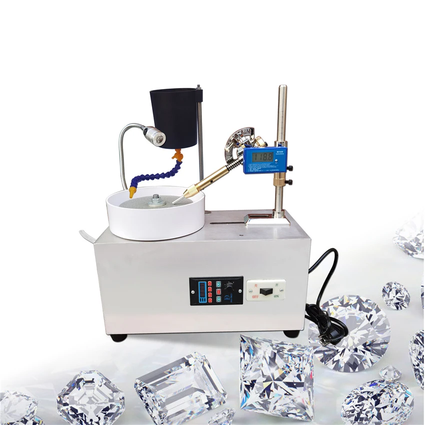 

Gemstone Grinding Machine Gem Angle Grinder Jewelry Faceting Machine Jewelry Stone Processing Polishing Equipment 220V/110V 180W