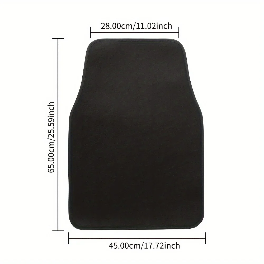 Automotive Universal Floor Mat - Anti fouling, easy to clean, providing a durable and long-lasting indoor floor mat for cars