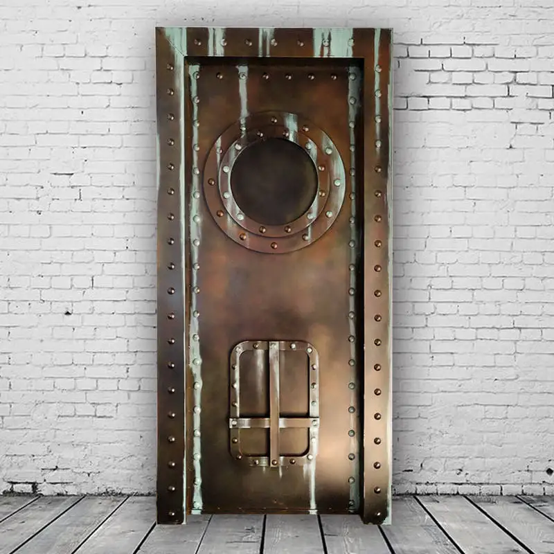 

Vintage decoration retro industrial style custom interior creative metal iron kitchen door restaurant bar warehouse metal crafts