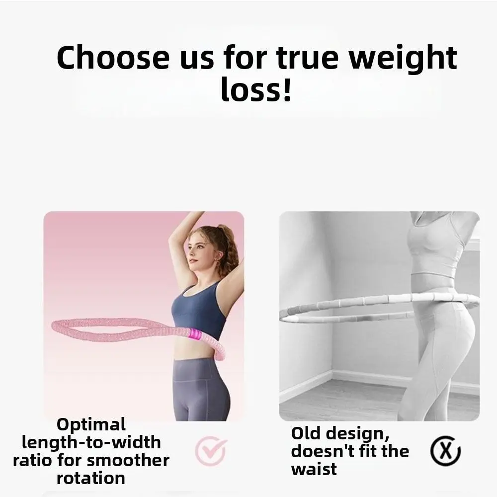 Cercle de fitness à ressort souple, faible bruit, ressort interne, tube à ressort, cercle de yoga, exerceur abdominal, anneau d'exercice abdominal pour un ventre plat