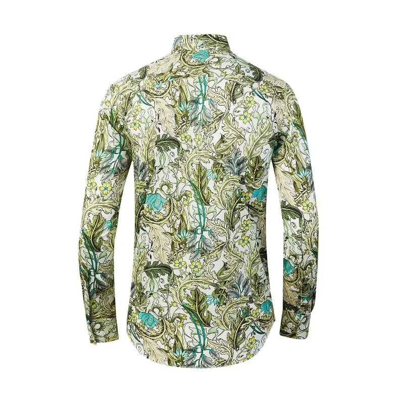 Autumn and Winter Flower Alliance Digital Printing Long staple Cotton Combination Vacation Fashion Men's Lining