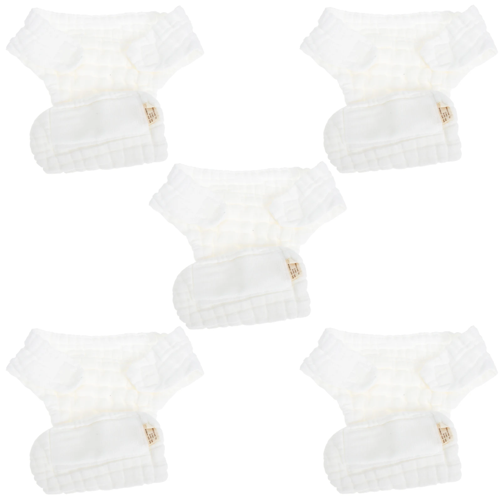 

5pcs Washable Diaper Pants Newborn Cloth Diapers Reusable Baby Cotton Waterproof Breathable LeakProof Infant Toddler Boys Girls