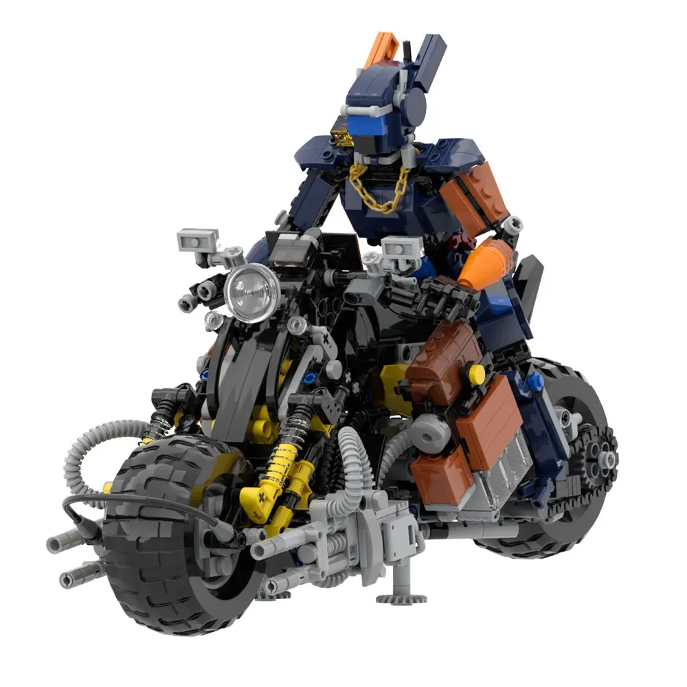 MOC Mecha Building Blocks Set Robot Movie Action Figure with Vehicle Model 1212 Pieces Bricks Kit Toys for Kids Birthday Gifts