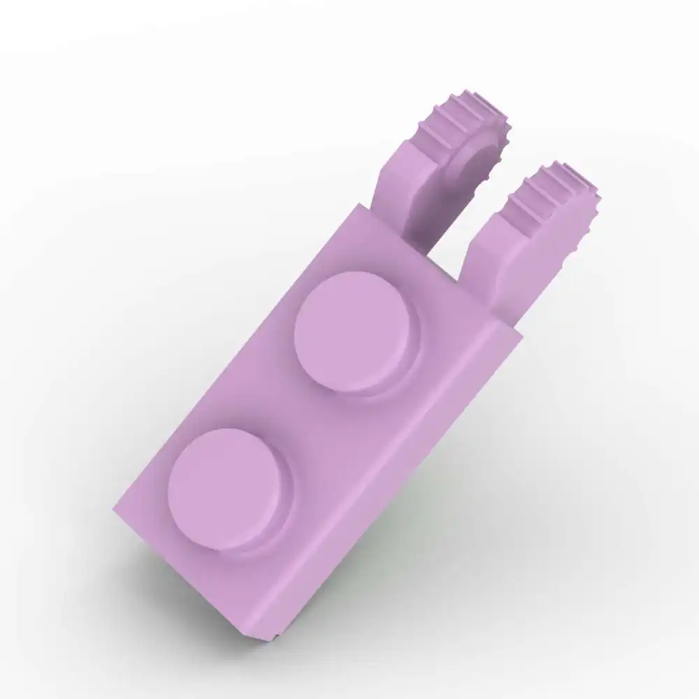 MOC 10 個 44302 スタッキング 30365 2 本の指ビルディングブロックヒンジプレート 1 × 2 レンガ魅力的なおもちゃ大人男の子ホリデーギフト