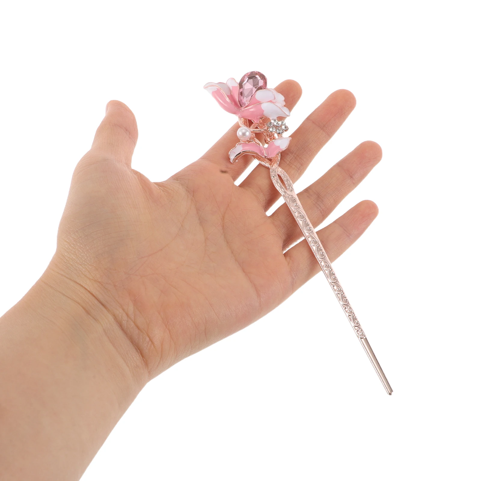 

3 Pcs Hanfu Hair Accessories Bun Forks Holders Chinese Styling Japanese-style Hairpinn Alloy Ancient Women