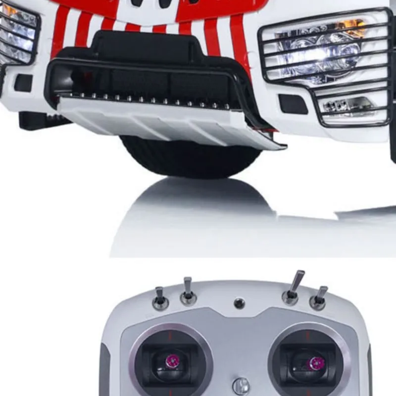 

LESU 1/14 Scale RC Tractor Truck 6x6 RTR Remote Control 2-Speed Car Model with Smoke Unit Sound Light Set Battery RC Toys