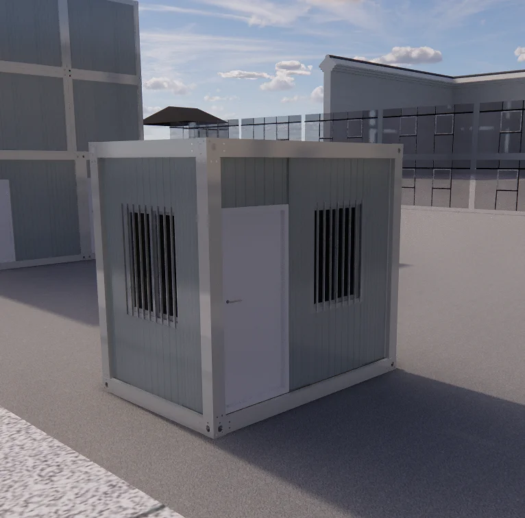 Customized 3*2*2.8m Security Booth, Detachable Container Flat Package, AliExpress Hot Sale Durable