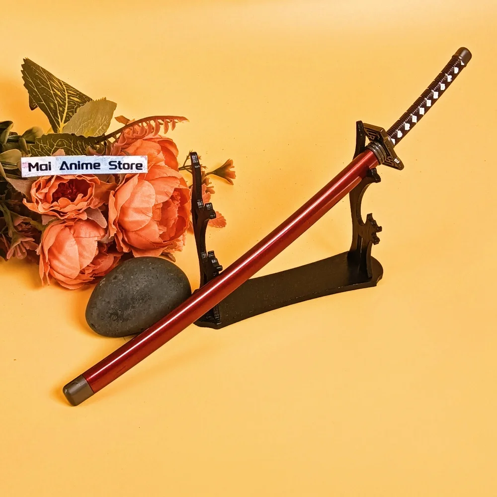 10inch Shinji Hirako Katana Anime Bleach Metal Ninja Knife Blade Sword Original Sabre Real Size Japanese Katana Unsharp Toy Gift