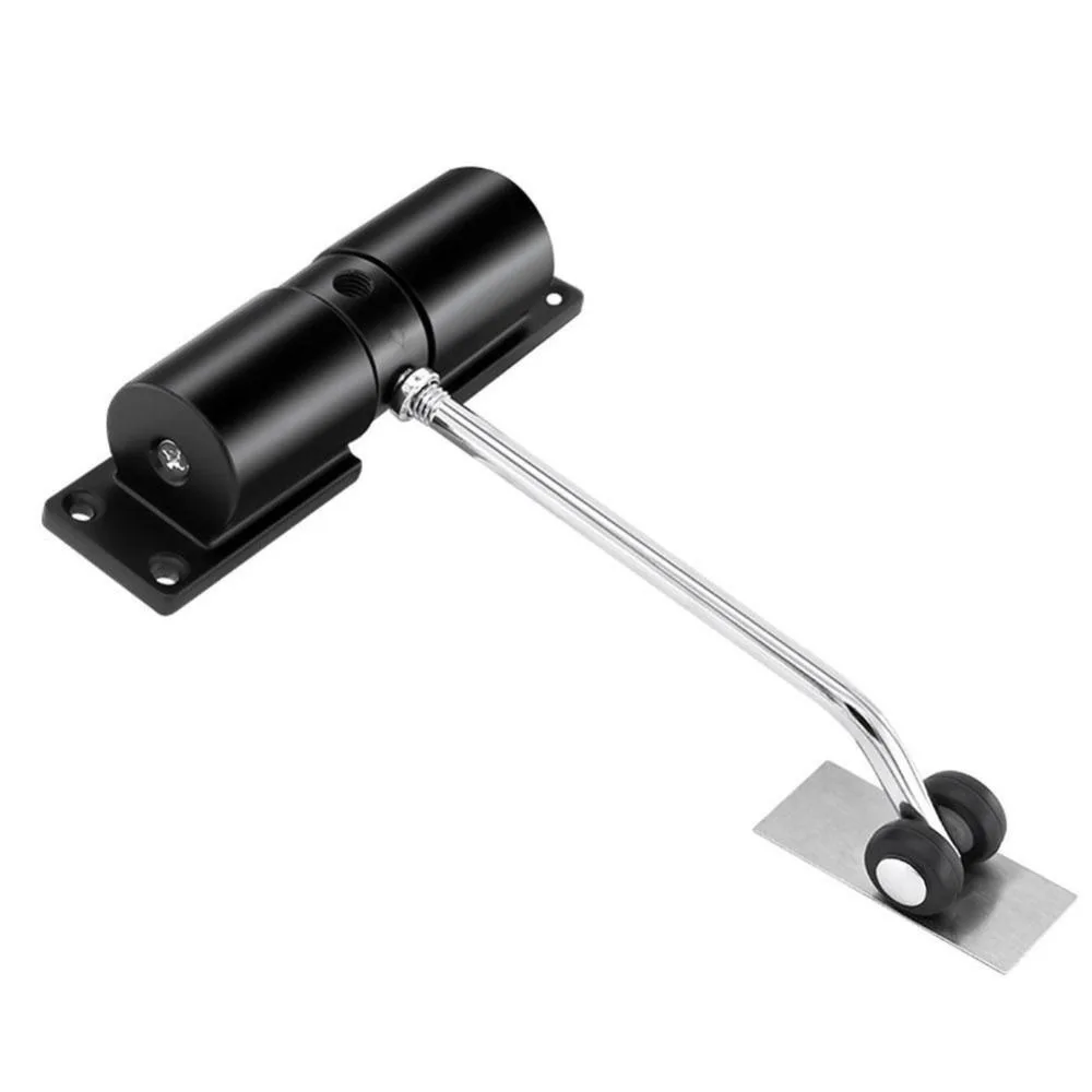 

Adjustable Automatic Door Closer Self Closing Stainless Steel Door Stopper Spring Automatic Door Closing Device Door Hinge