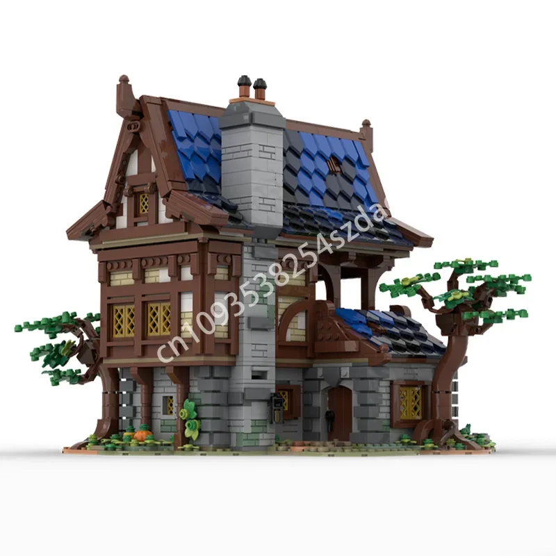 Moc NIEUWE 2407PCS Middeleeuwse Armour Architectuur Model Bouwstenen DIY Creatieve Montage Bricks Kids Vakantie Cadeau