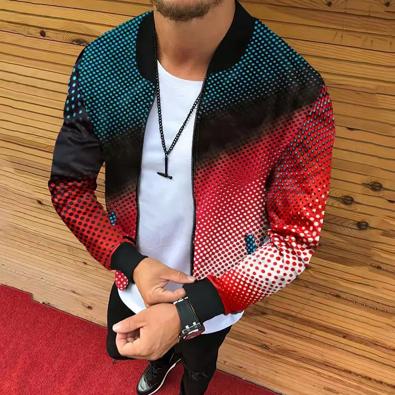 Fashion Designer New Jacket Long Sleeve Men's Jacket Zipper With Animal Letter Print Clothing S-3XL