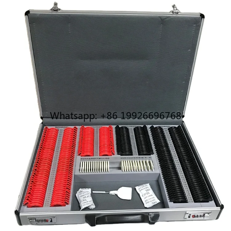 High Quality 266SL-A Optical  Set Aluminum Material Plastic Rim Box Trial Lens for Clinic Hospital Use