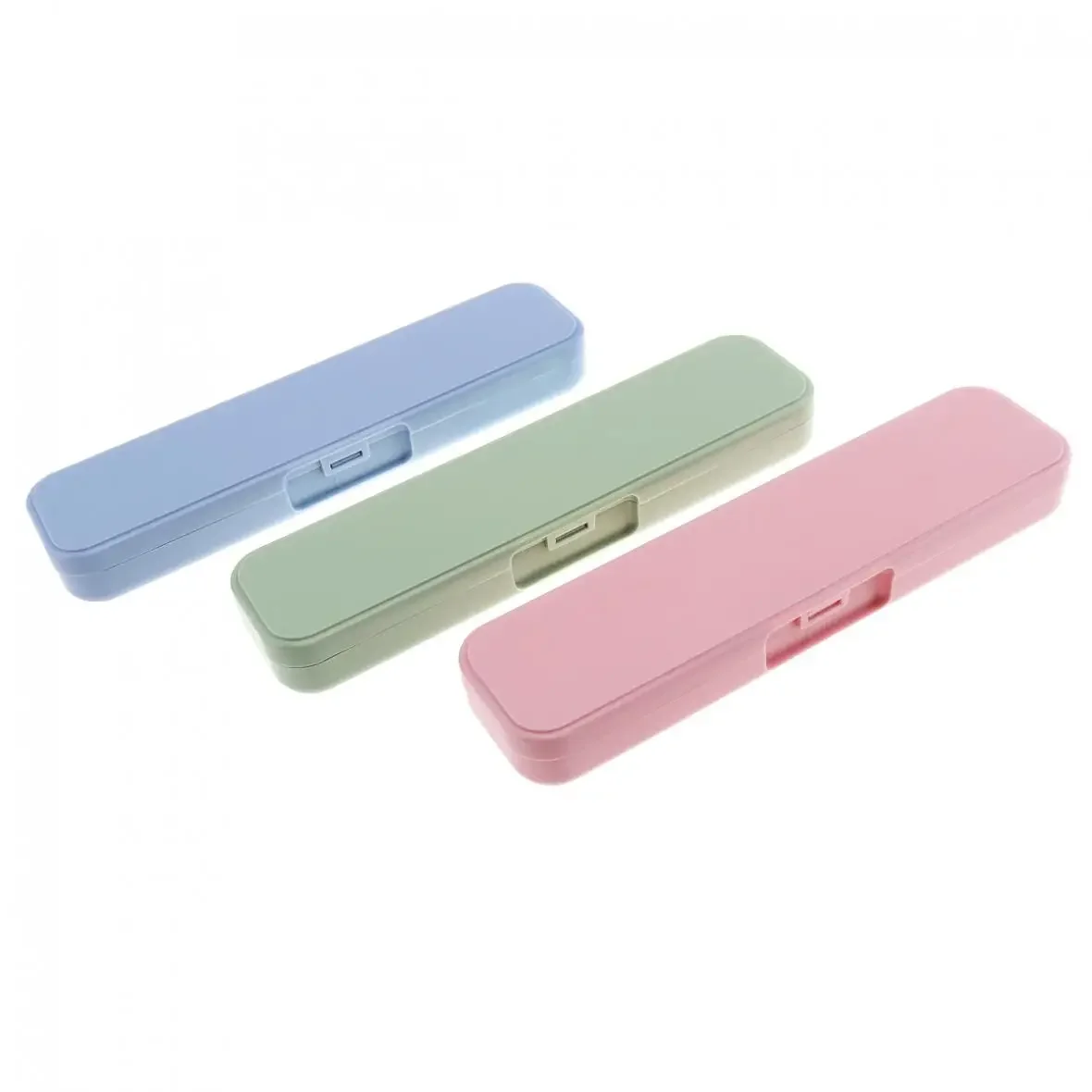 Universal Portable PP Travel Tableware Storage Box Case Food Grade Dinnerware Kitchen Fork Spoon Box For Kid School Cutlery