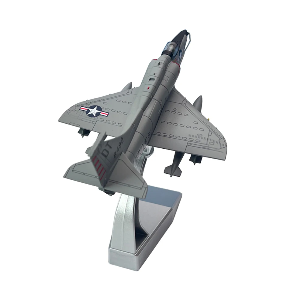 1:72 United States Marine Corps A-4 Skyhawk Attack A4 Fighter Toy Aircraft Metal Military Diecast Plane Model Collection Gift