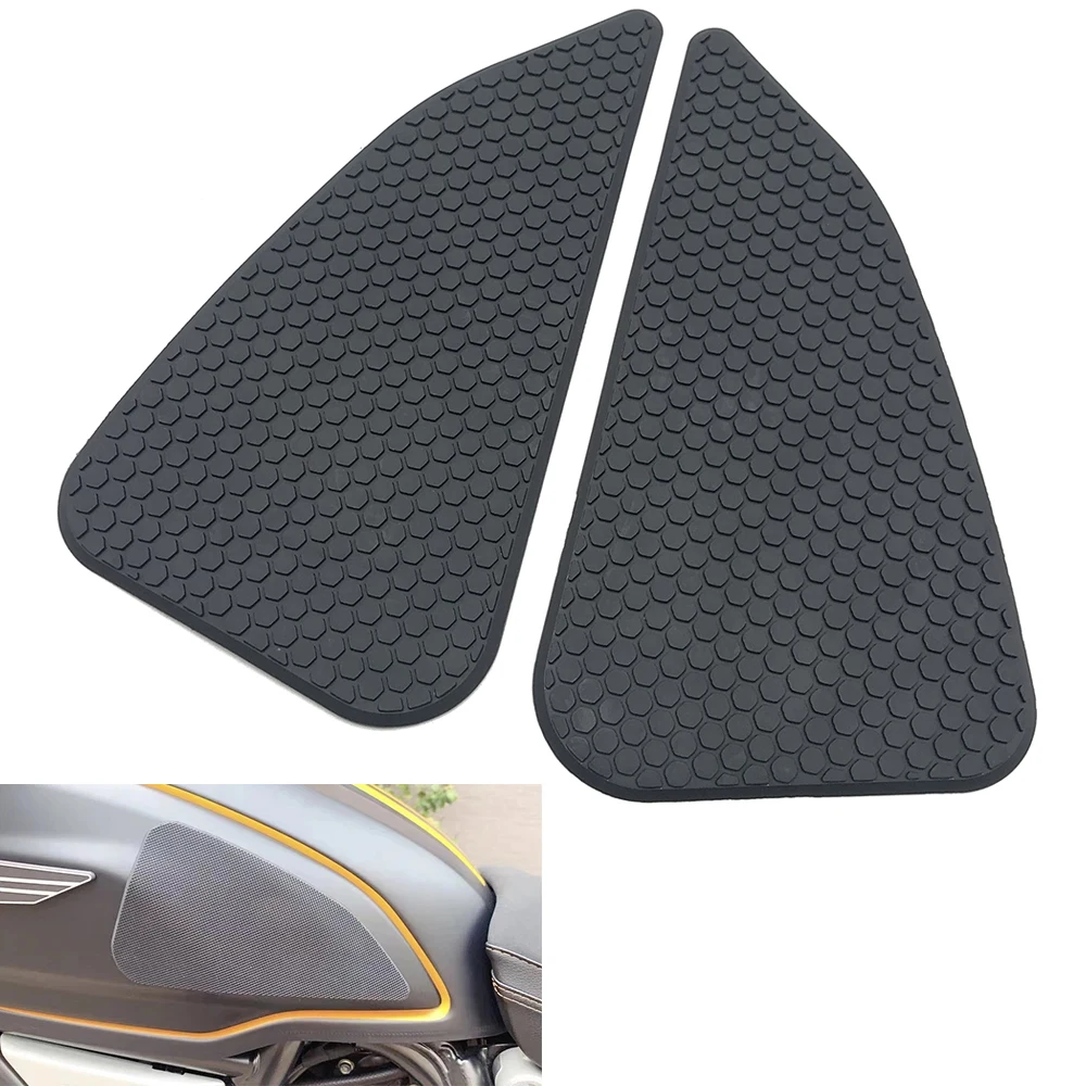 

Motorcycle Fuel Tank Pads Sticker Side Gas Knee Grip Protector Traction Decals For DUCATI Scrambler 800 CLASSIC 2015-2017 2018