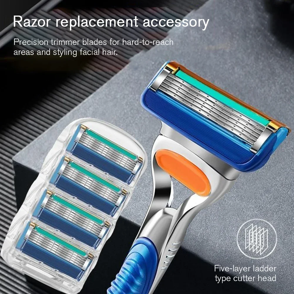 4-50PCS Rasoio Elettrico Rasoio di Sicurezza Manuale Macchina da Barba Lama di Rasoio da Barba per Gli Uomini per Gillette Fusion Proglide