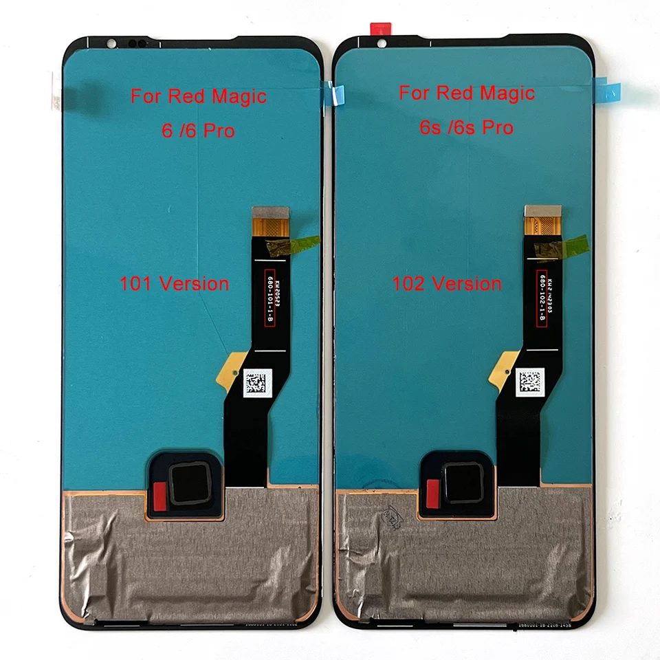 Original Amoled For ZTE nubia RedMagic 6 Pro NX669J-P/6R NX666J