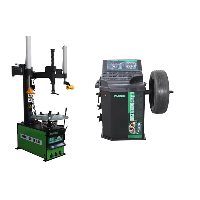 High Quality    Workshop Tire Service Package Tyre Changer Wheel Balancer Combo Shop Equipment