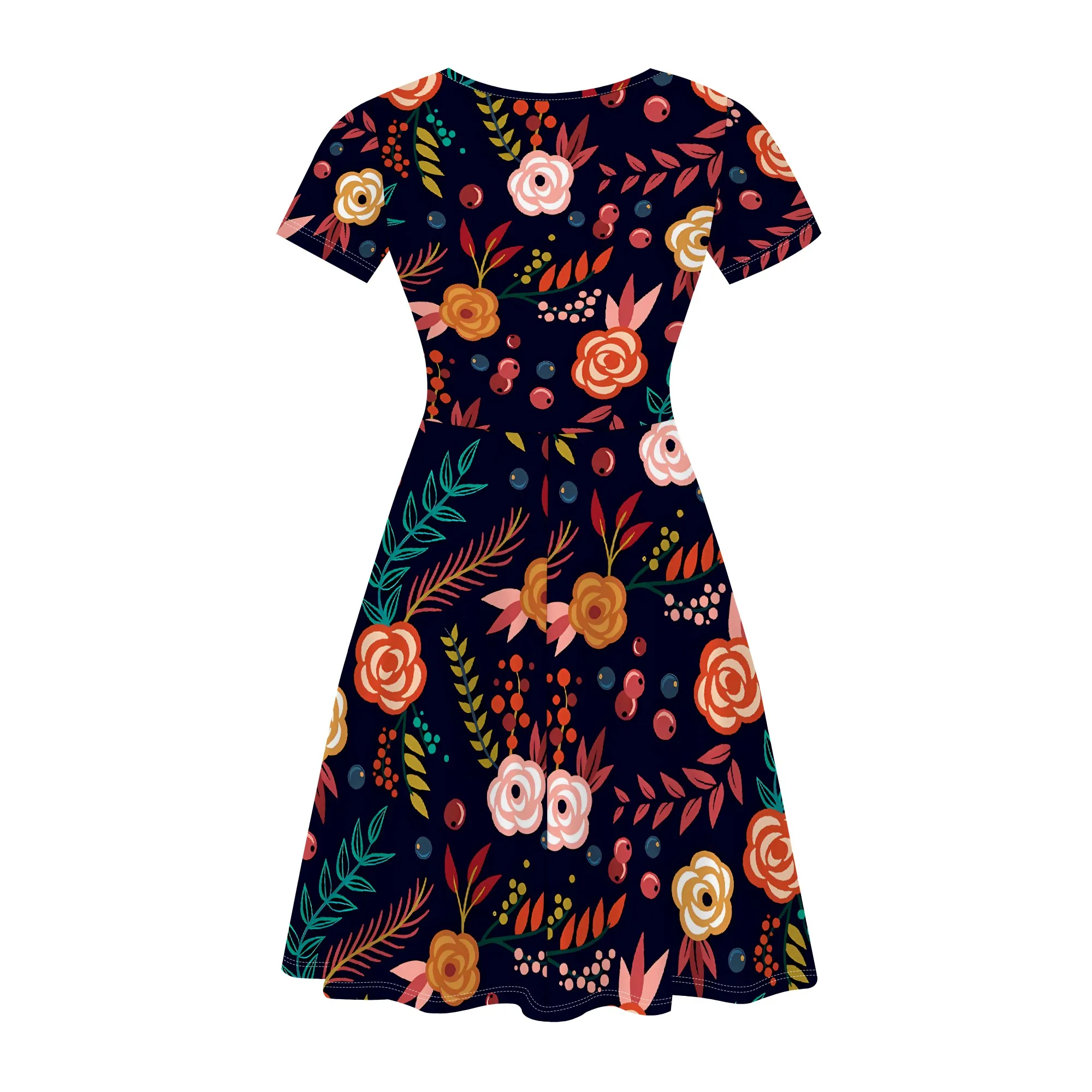 

Women's clothing 2025 spring/summer new style customized fashionable commuting casual loose printed skirt, camisole skirt dress