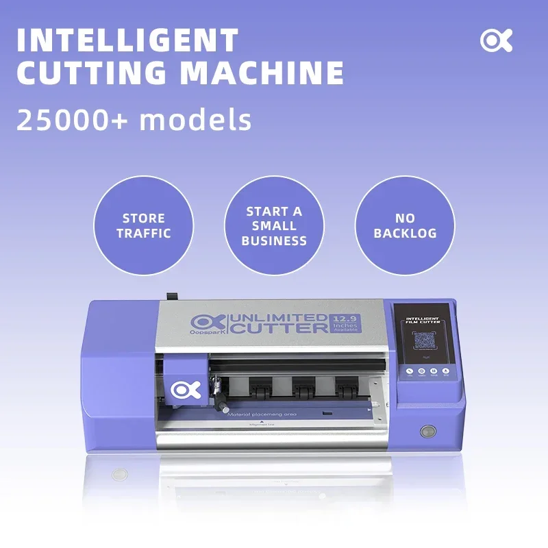 Oopspark Unlimited Screen Protector Cutting Machine Front Hydrogel Films Cutter BT Version Mobile Phone TPU Back Skin Protective