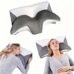 1-pack nekkussen orthopedisch om te helpen slapen en de nek te beschermen Hoge elastische zachte wasbare kussens beddengoed voor hotel thuis