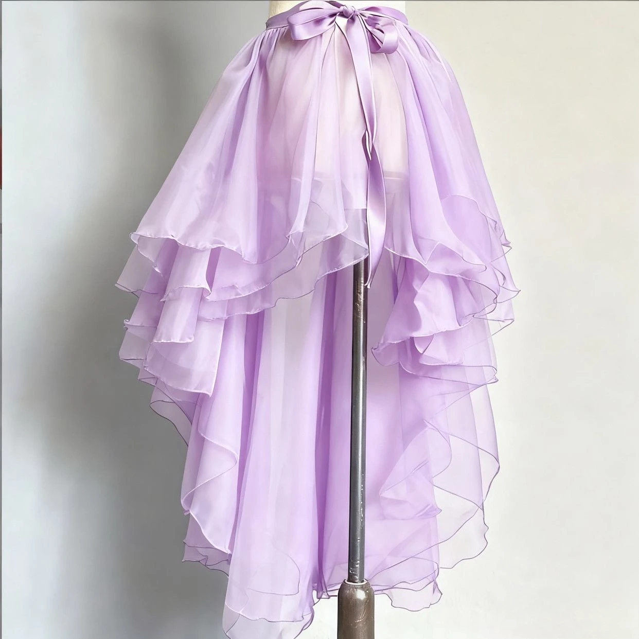 Sweet Cute Irregular Skirt Y2k Lolita Lace Ruffles Skirt Harajuku Subculture Style Women Party Vintage Kawaii Bow Design Skirt - Image 3