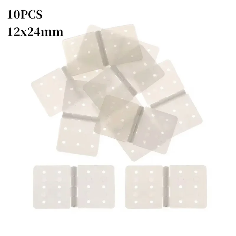 10Pcs Nylon Pinned Hinge Aileron ConnectionFor RC Airplanes Parts Aeromodelling Model DIY Accessories Educational Toys