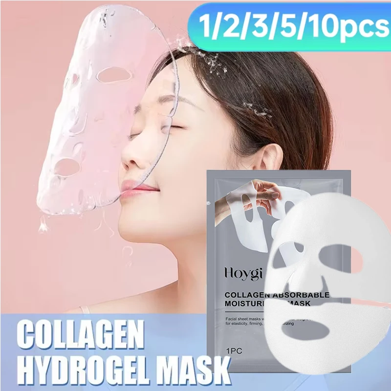 

Collagen Face Mask Moisturizing Firming Hydrating Brightening skincare Face Sheet Sheet Masks Hyaluronic Acid Facial Skin Care