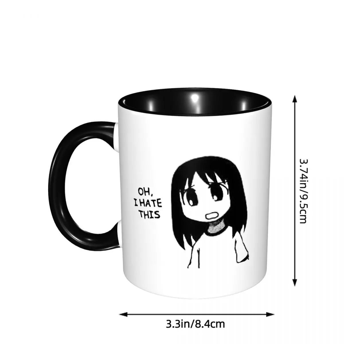 OUTDATED - Check Profile Azumanga Daioh Osaka Ayumu Kasuga Mug Ceramic Coffee Cups Tea Mugs Milk Cup Drinkware Gifts for Friends