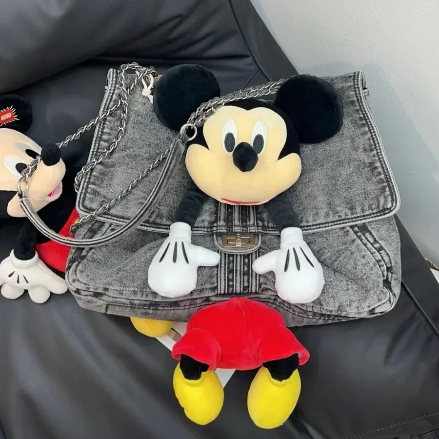 Disney Purses and Handbags Mickey Dolls Shoulder Bag High-capacity Crossbody Bags for Women Cute Cases Korean Fashionable Pouch