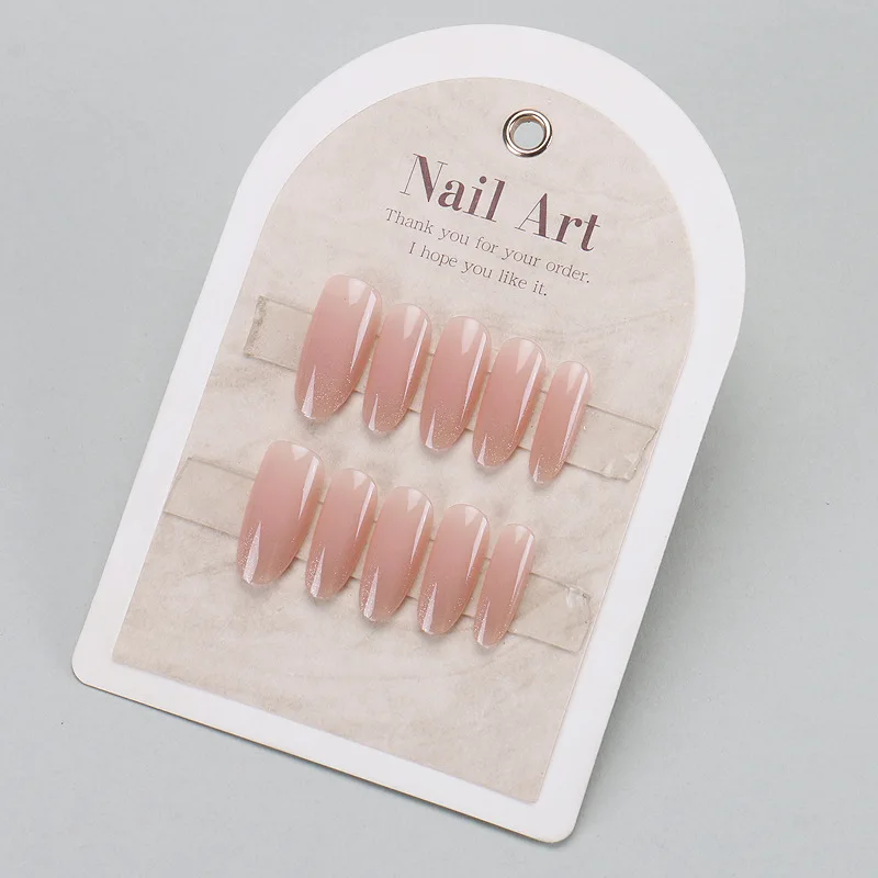 24 pçs ouro em pó explosão flash imprensa no prego estilo francês unhas falsas artificiais sem costura removível unhas falsas