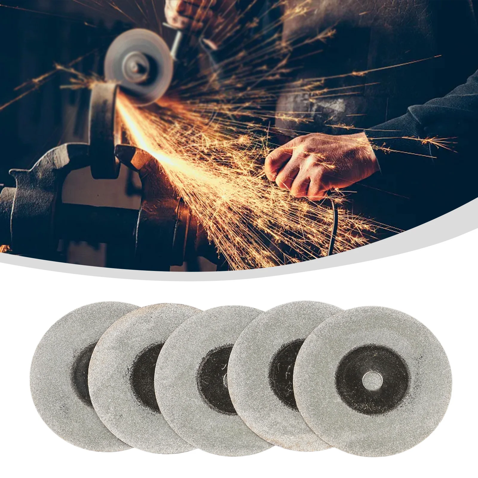 5pcs 60mm Diamond Saw Blade for mini Grinding Wheel Ultra-Thin Cutting Disc For Glass Tiles Marble Cutting Grinding