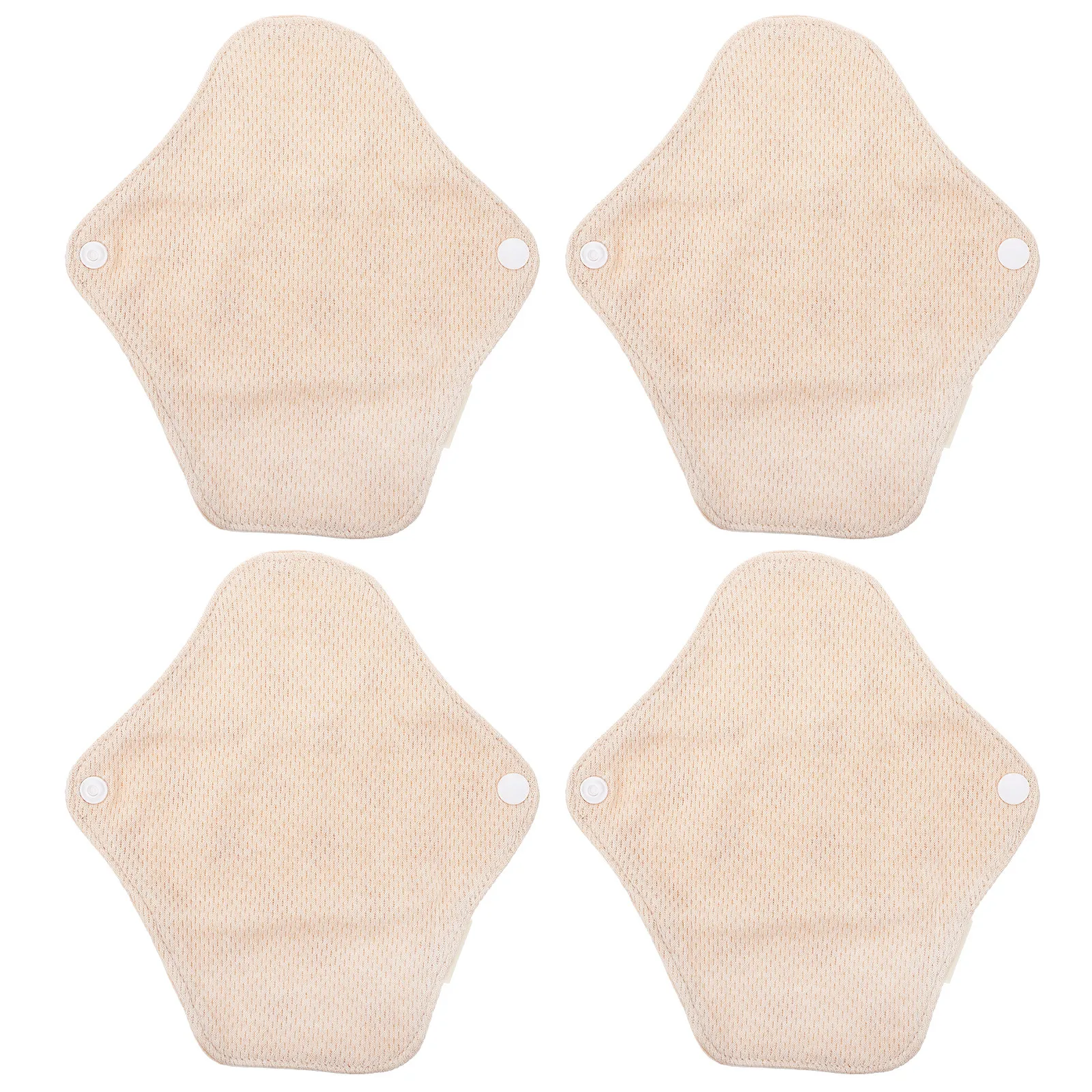 

4Pcs Reusable Women Sanitary Napkin Pads Washable Nursing Mats Leakproof Cotton Menstrual Pads Convenient Daily Outdoor Use