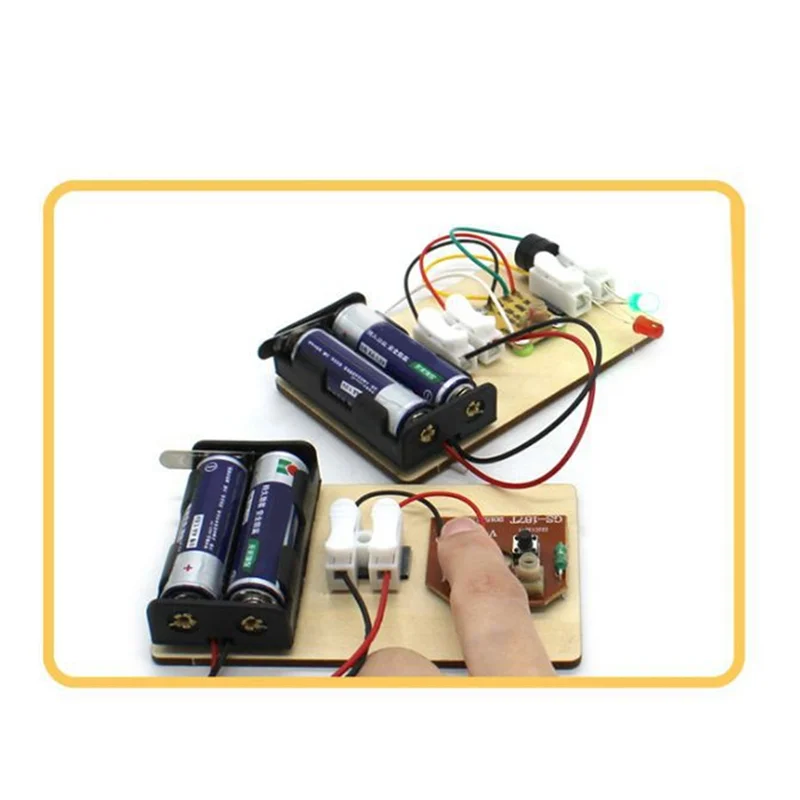 Analyste STEM pour apprendre le code morse, construire une machine télégraphique, expérience de circuit électrique, kit d'électricité (sans batterie)