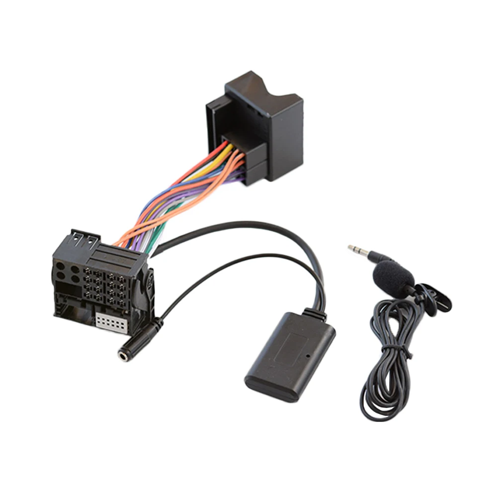 CLK-W209 محول توصيل كبير بكابل aux ذو 12 سنًا مع ميكروفون مناسب لـ Comand APS (فقط NTG2) CL (2004-2006) مع الصوت 20 #1