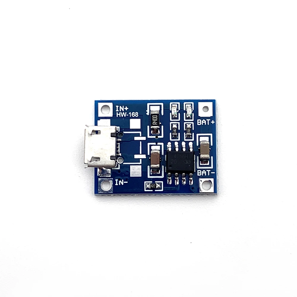 2Pcs/lot Tp4056 1a Charging Board 18650 Lithium Battery Protection Integrated Usb Micro Interface Overcurrent Protection Module