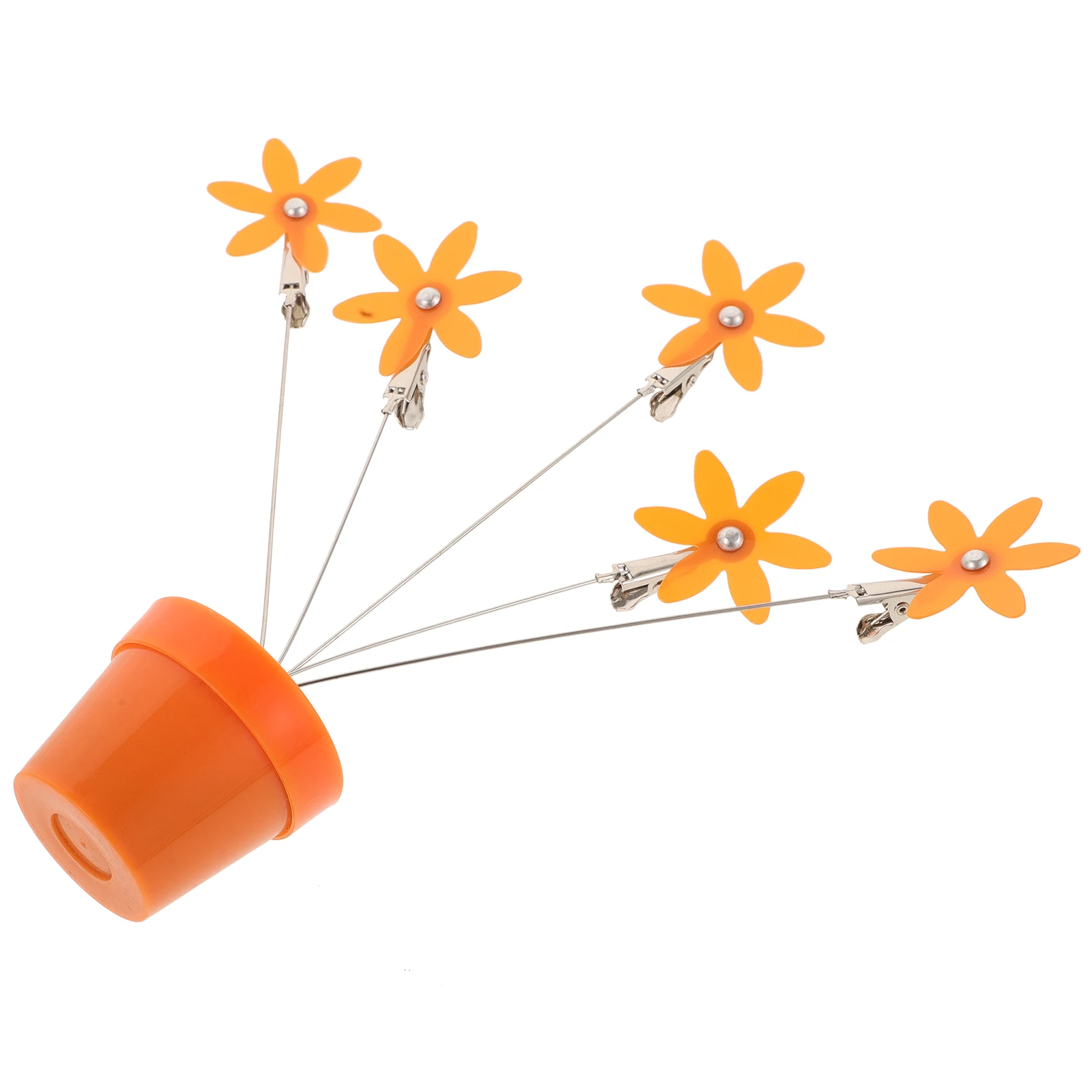 

Photo Folder Flower Pot Desktop Clip Ornament Plastic Tabletop Holder Wrought Iron Home Decoration Work Picture