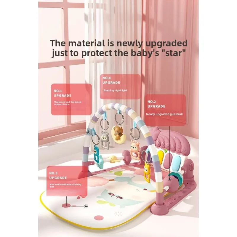 Baby Kick Play Piano Gym - Interactieve activiteitsmat voor pasgeborenen tot 1 jaar (0-12 maanden)