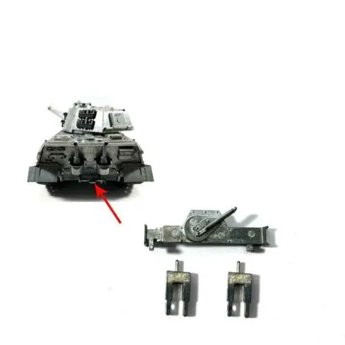 1/16 RC 1228 King Tiger RC Tank German Model Rear Panel Metal Lifting Jack MT261 TH17989-SMT4