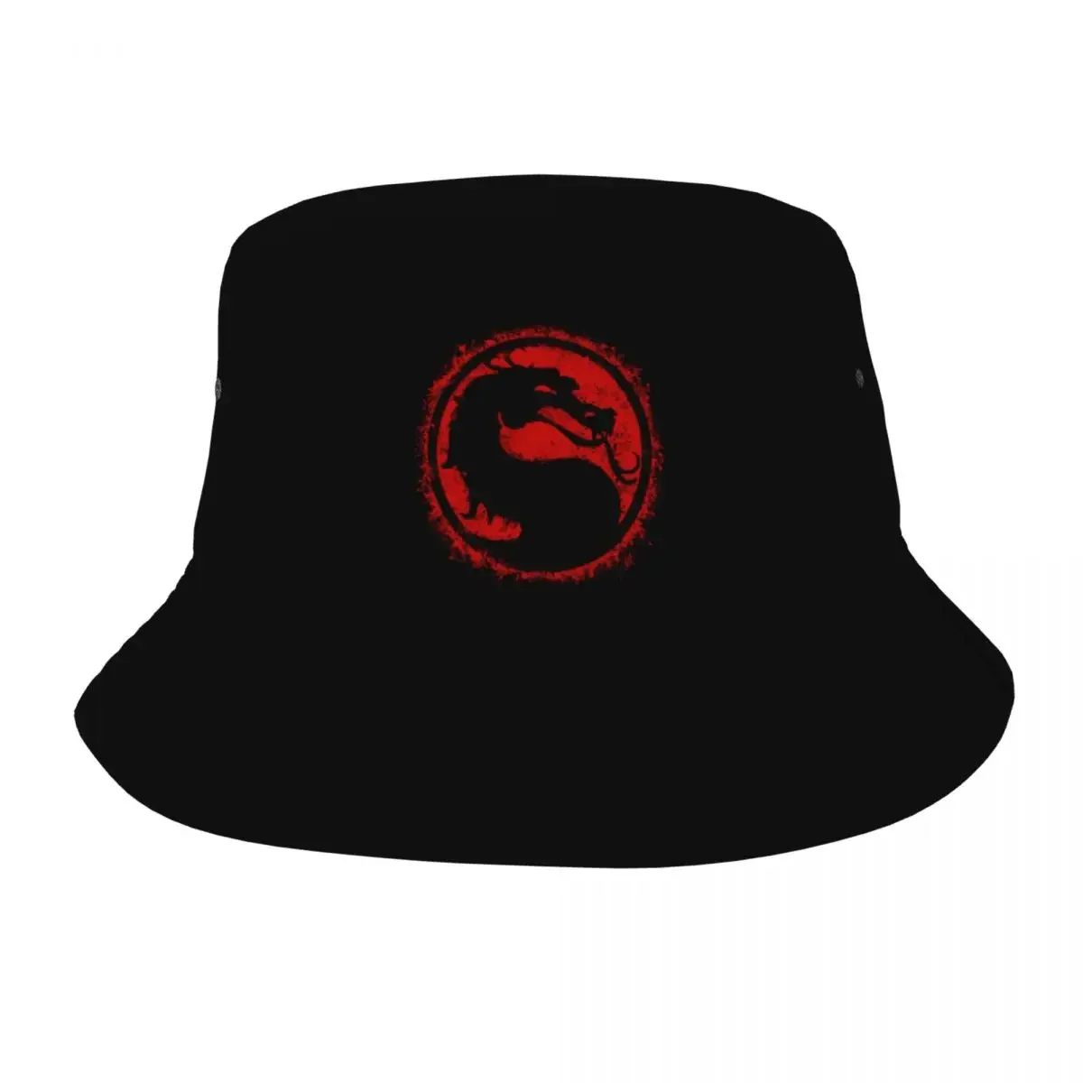 Woman Bucket Hat Mortal Kombat Splatters Beach Hatwear Lightweight Vacation Fishing Hat Game Panamka Dropshipping