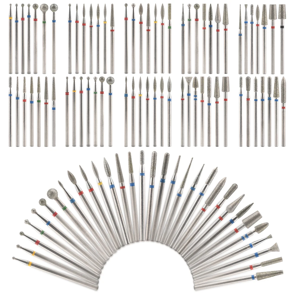 

7/10 шт. сверла для ногтей с алмазными наконечниками для электрического маникюра и педикюра, фреза для удаления пилочек для ногтей, инструменты для гель-лака