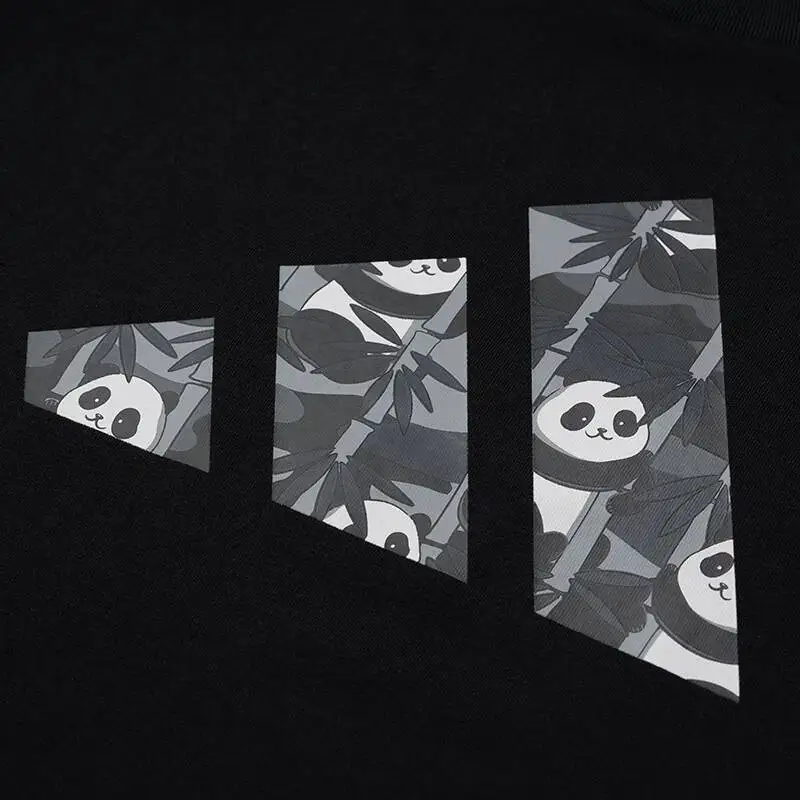 Adidas KB4849 Camiseta de manga corta con estampado de camuflaje para hombre, cuello redondo, tela suave y transpirable, Top deportivo informal para correr y entrenar