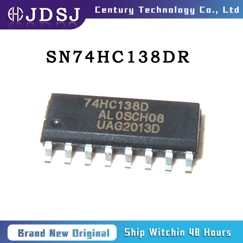 10PCS/20PCS/50PCS/100PCS SN74HC138DR SN74HC138D 74HC138D IC DECODER/DEMUX 1X3:8 16SOP 100% New Original Chip