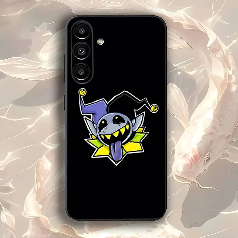 حافظة هاتف J-Jevil D-Deltarune لهاتف سامسونج جالاكسي A73,31,32,72,41,53,52,71,22,5G,Note,J7,8,9 غطاء أسود ناعم