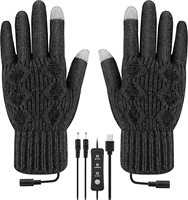 Warming Electric Long Heated Gloves Rechargeable Battery Touch Screen Winter Outdoor Usb Ski Motorcycle Heated Gloves