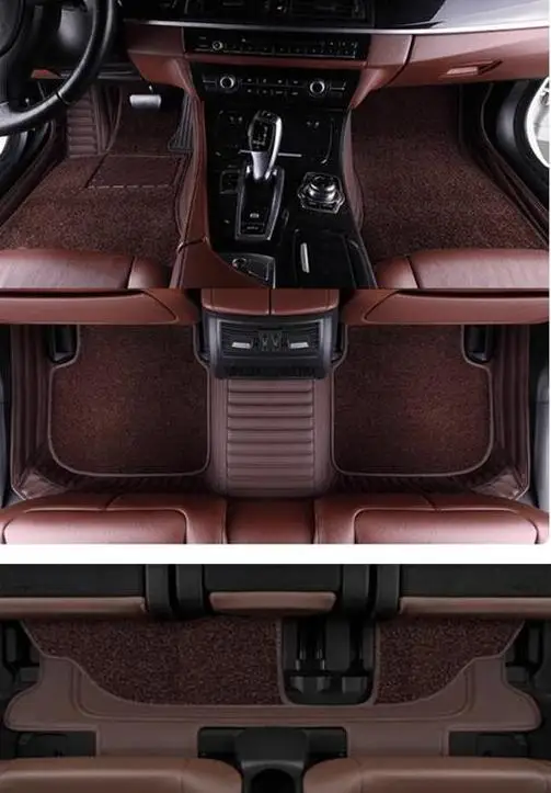 

Специальные автомобильные коврики на заказ для Land Rover Discovery 4 2016-2010, 7 мест, высококачественные коврики, водонепроницаемые двухслойные ковры