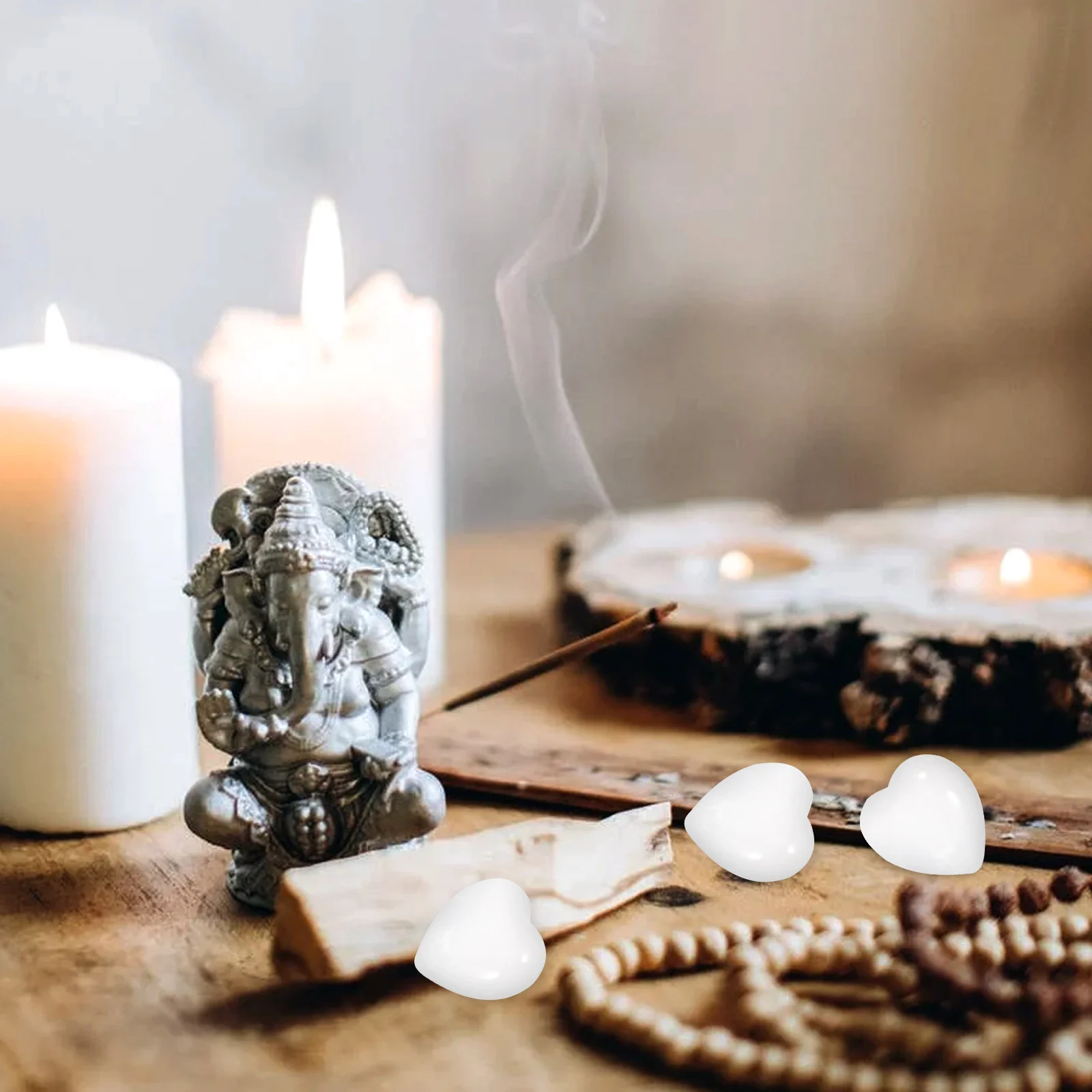 

12 шт. камни в форме сердца, украшение из натурального камня, креативное декоративное каменное украшение ручной работы, домашний декор, медитация, чакра