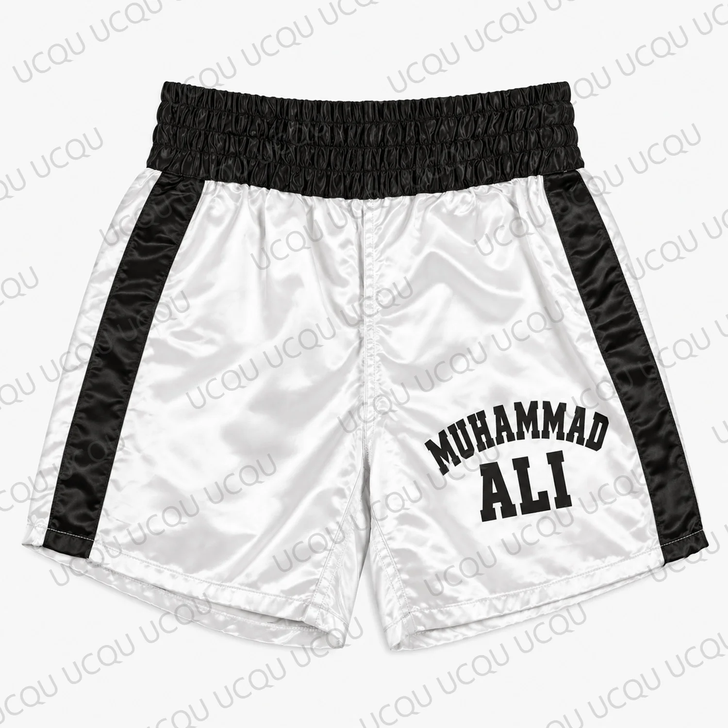 Muhammad Ali Boxing Shorts Men The Greatest Graphic Satin Fight Trunks Training Sportswear Vintage Boxer Fan Gift